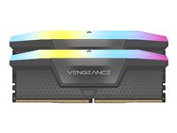 CORSAIR Vengeance RGB - DDR5 - sats - 32 GB: 2 x 16 GB - DIMM 288-pin - 5600 MHz / PC5-44800 CMH32GX5M2B5600Z36