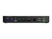 i-Tec - dockningsstation - USB-C / USB4 / Thunderbolt 3 / Thunderbolt 4 x 2 - DP, HDMI - 1GbE C31DUALKVMDOCKPD