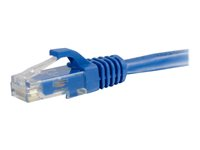 C2G Cat5e Booted Unshielded (UTP) Network Patch Cable - patch-kabel - 30 cm - blå 83159