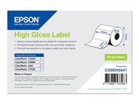 Epson - matrisskurna etiketter - högblank - 210 etikett (er) - 102 x 152 mm C33S045541