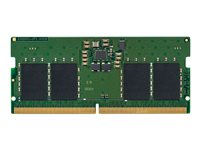 Kingston ValueRAM - DDR5 - modul - 8 GB - SO DIMM 262-pin - 4800 MHz / PC5-38400 - ej buffrad KVR48S40BS6-8