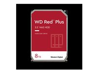 WD Red Plus WDBAVV0080HNC - hårddisk - 8 TB - SATA 6Gb/s WDBAVV0080HNC-WRSN