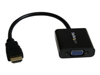 StarTech.com HDMI till VGA-adapter för stationär/bärbar dator/Ultrabook - 1920x1080 - videokort - HDMI / VGA - 24.5 cm HD2VGAE2