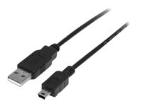 StarTech.com 0.5 m Mini USB 2.0-kabel - A till mini B - M/M - USB-kabel - USB till mini-USB typ B - 50 cm USB2HABM50CM