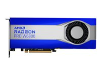 AMD Radeon Pro W6800 - grafikkort - Radeon Pro W6800 - 32 GB 340K7AA