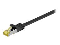 goobay patch-kabel - 1 m - svart 91590