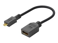 MicroConnect HDMI-adapter - 15 cm HDM19F19MMC