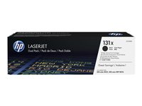 HP 131x - 2-pack - svart - original - LaserJet - tonerkassett (CF210XD) CF210XD