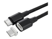 MicroConnect - USB typ C-kabel - 24 pin USB-C till 24 pin USB-C USB3.1CC1-MAGNET