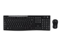 Logitech MK270 Wireless Combo - sats med tangentbord och mus - US International 920-004509