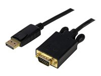StarTech.com 3 m DisplayPort till VGA-kabel - Aktiv DisplayPort till VGA-kabeladapter - 1080p video - DP till VGA-skärmkabel - DP 1.2 till VGA-konverterare - Låsande DP-kontakt - DisplayPort-kabel - 3.05 m DP2VGAMM10B