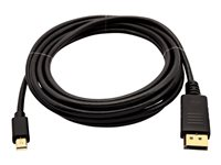 V7 - DisplayPort-kabel - Mini DisplayPort till DisplayPort - 3 m V7MDP2DP-03M-BLK-1E