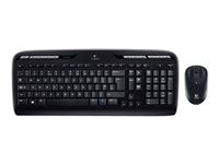 Logitech Wireless Combo MK330 - sats med tangentbord och mus - tysk - svart 920-003967