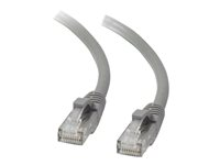 C2G Cat5e Booted Unshielded (UTP) Network Patch Cable - patch-kabel - 50 cm - grå 83140